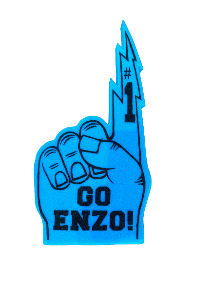 Electric Enzo Foam Finger